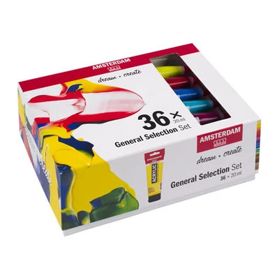Talens Amsterdam akrilfesték készlet - 36x20 ml