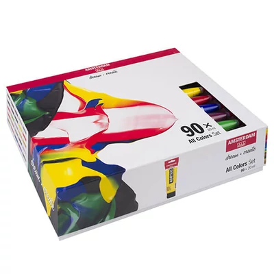 Talens Amsterdam akrilfesték készlet - 90x20 ml