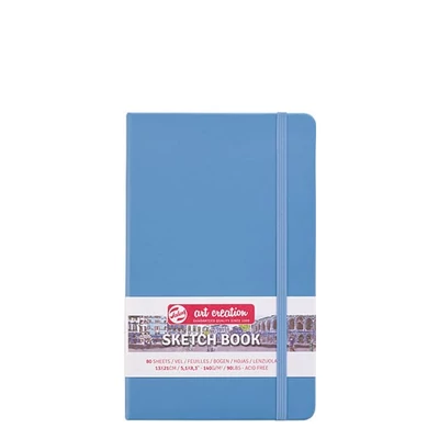 Talens Art Creation Sketch Book rajz- és vázlatfüzet, 140 g, 80 lap - 13x21 cm, világoskék