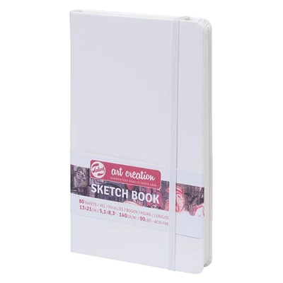 Talens Art Creation Sketch Book rajz- és vázlatfüzet, 140 g, 80 lap - 13x21 cm, fehér