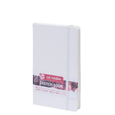 Talens Art Creation Sketch Book rajz- és vázlatfüzet, 140 g, 80 lap - 13x21 cm, fehér