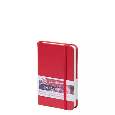 Talens Art Creation Sketch Book rajz- és vázlatfüzet, 140 g, 80 lap - 9x14 cm, piros