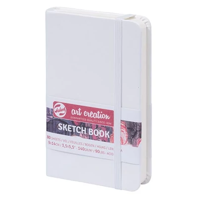 Talens Art Creation Sketch Book rajz- és vázlatfüzet, 140 g, 80 lap - 9x14 cm, fehér