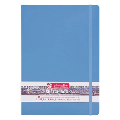 Talens Art Creation Sketch Book rajz- és vázlatfüzet, 140 g, 80 lap - A4, világoskék