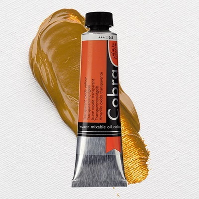 Talens Cobra vizes olajfesték, 40 ml - 265, transparent oxide yellow