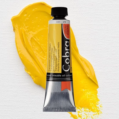 Talens Cobra vizes olajfesték, 40 ml - 272, transparent yellow medium