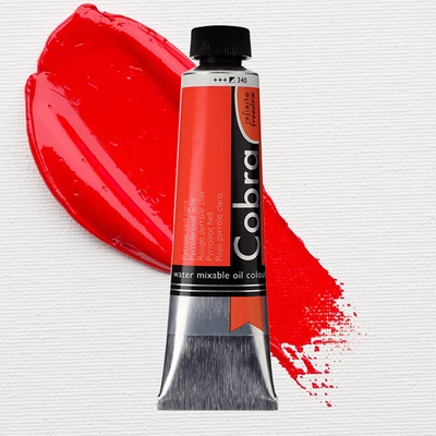 Talens Cobra vizes olajfesték, 40 ml - 340, pyrrole red light