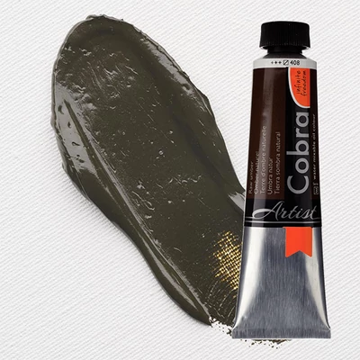 Talens Cobra vizes olajfesték, 40 ml - 408, raw umber