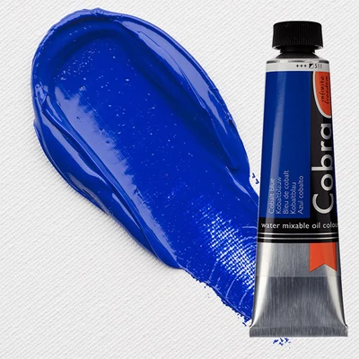 Talens Cobra vizes olajfesték, 40 ml - 511, cobalt blue