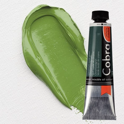 Talens Cobra vizes olajfesték, 40 ml - 668, chromium oxide green
