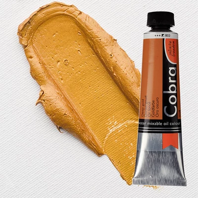 Talens Cobra vizes olajfesték, 40 ml - 803, deep gold
