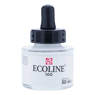 Talens Ecoline folyékony akvarell festék, 30 ml - 100, white