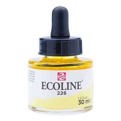 Talens Ecoline folyékony akvarell festék, 30 ml - 226, pastel yellow