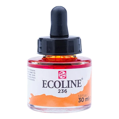 Talens Ecoline folyékony akvarell festék, 30 ml - 236, light orange