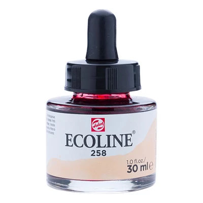 Talens Ecoline folyékony akvarell festék, 30 ml - 258, apricot