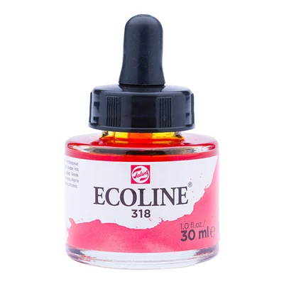 Talens Ecoline folyékony akvarell festék, 30 ml - 318, carmine
