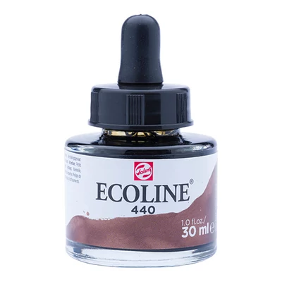 Talens Ecoline folyékony akvarell festék, 30 ml - 440, sepia deep
