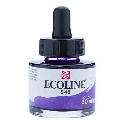 Talens Ecoline folyékony akvarell festék, 30 ml - 548, blue violet
