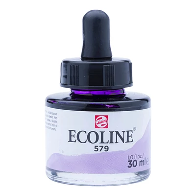 Talens Ecoline folyékony akvarell festék, 30 ml - 579, pastel violet