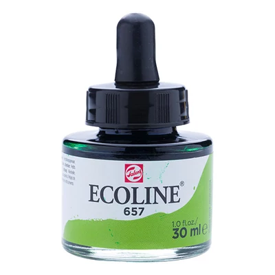 Talens Ecoline folyékony akvarell festék, 30 ml - 657, bronze green