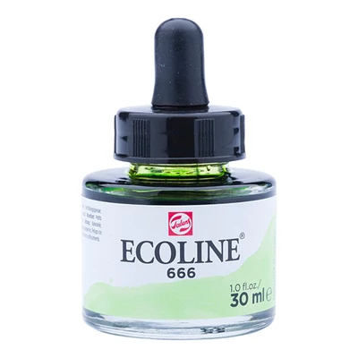 Talens Ecoline folyékony akvarell festék, 30 ml - 666, pastel green
