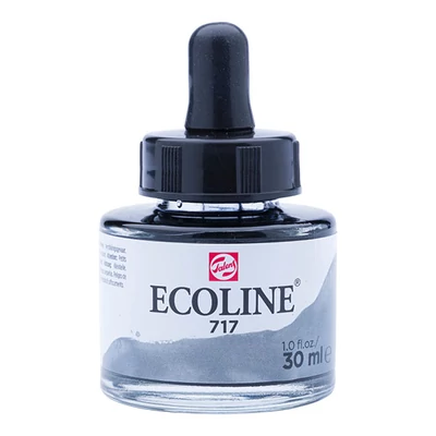 Talens Ecoline folyékony akvarell festék, 30 ml - 717, cold grey