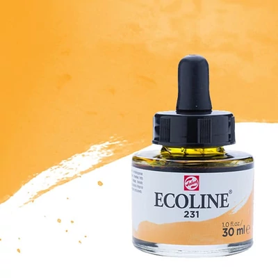 Talens Ecoline folyékony akvarell festék, 30 ml - 231, gold ochre