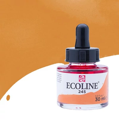 Talens Ecoline folyékony akvarell festék, 30 ml - 245, saffron yellow