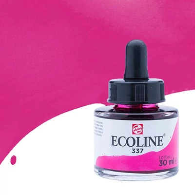 Talens Ecoline folyékony akvarell festék, 30 ml - 337, magenta