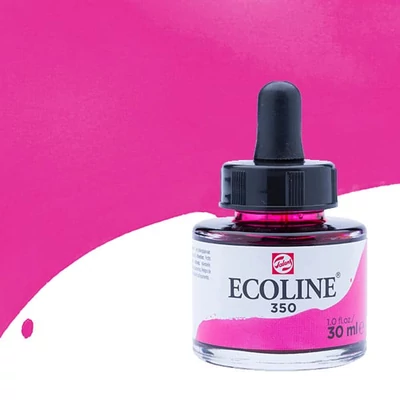 Talens Ecoline folyékony akvarell festék, 30 ml - 350, fuchsia
