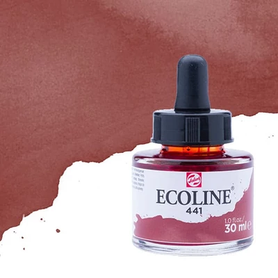 Talens Ecoline folyékony akvarell festék, 30 ml - 441, mahogany