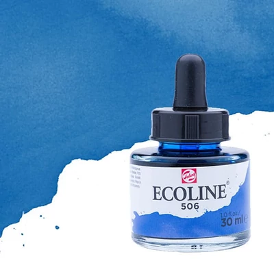 Talens Ecoline folyékony akvarell festék, 30 ml - 506, ultramarine deep