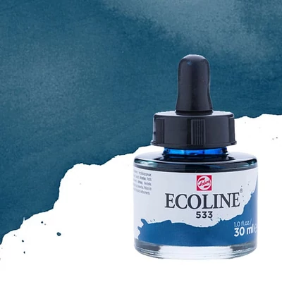 Talens Ecoline folyékony akvarell festék, 30 ml - 533, indigo