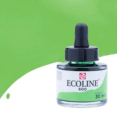Talens Ecoline folyékony akvarell festék, 30 ml - 600, green