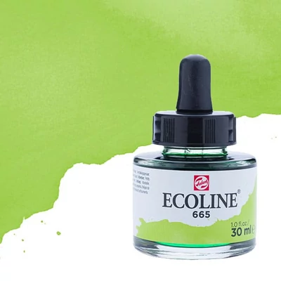 Talens Ecoline folyékony akvarell festék, 30 ml - 665, spring green