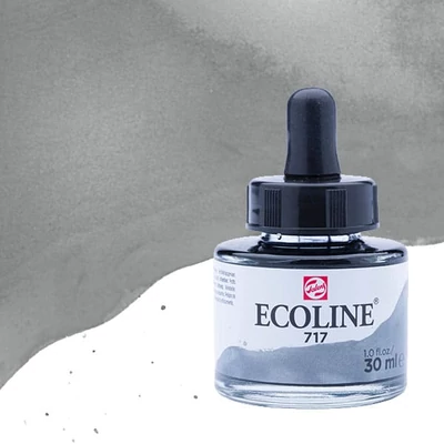 Talens Ecoline folyékony akvarell festék, 30 ml - 717, cold grey