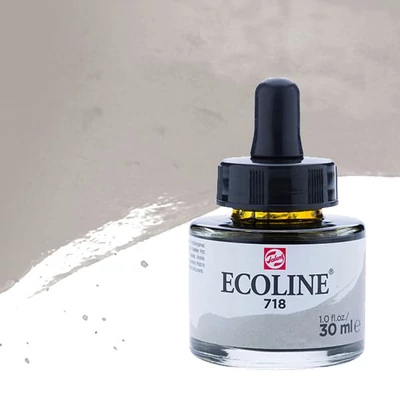 Talens Ecoline folyékony akvarell festék, 30 ml - 718, warm grey