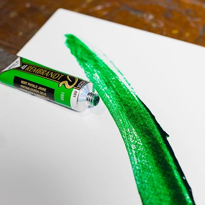 Talens Rembrandt olajfesték, 40 ml - 681, phthalo green yellow
