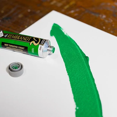 Talens Rembrandt olajfesték, 40 ml - 682, cobalt turquoise green