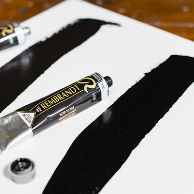Talens Rembrandt olajfesték, 40 ml - 735, oxide black