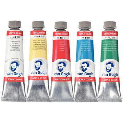 Talens Van Gogh akrilfesték, 40 ml - különféle színekben