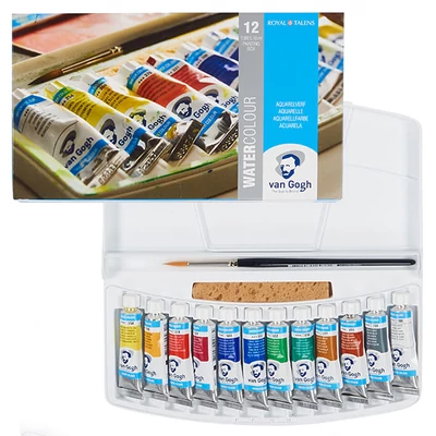 Talens Van Gogh akvarellfesték készlet - 12x10 ml