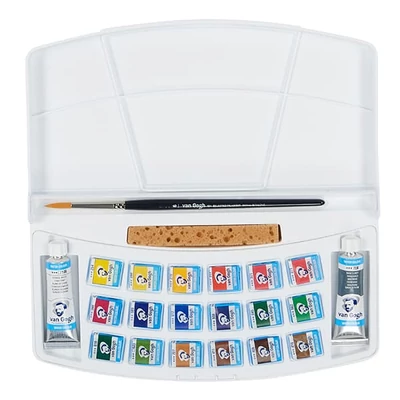 Talens Van Gogh akvarellfesték készlet - 18+2 db