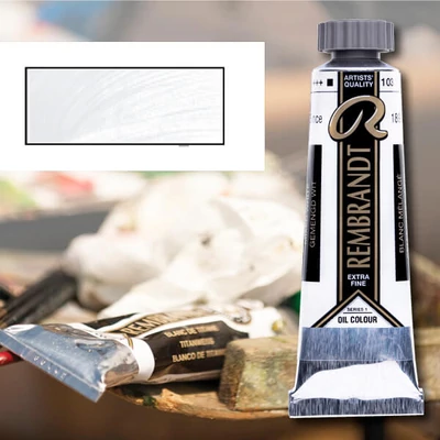 Talens Rembrandt olajfesték, 40 ml - 105, titanium white