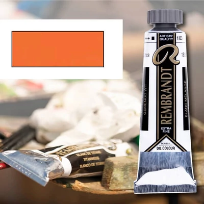 Talens Rembrandt olajfesték, 40 ml - 211, cadmium orange