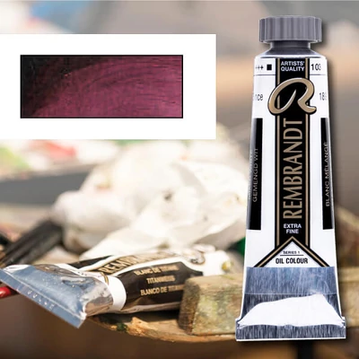 Talens Rembrandt olajfesték, 40 ml - 323, burnt carmine
