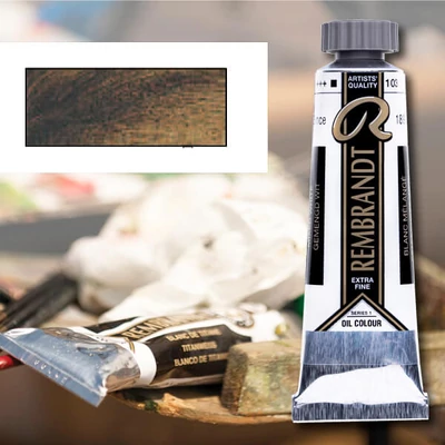 Talens Rembrandt olajfesték, 40 ml - 408, raw umber