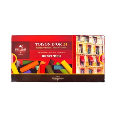 Toison d&#039;Or porpasztell krétakészlet - 24 db, 1/2 méretű