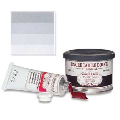 Charbonnel rézkarcfesték, 60 ml - transparent white lake
