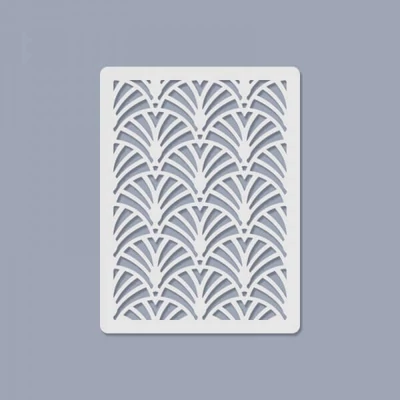 Texturáló 3D stencil, 7,5x10 cm - 008